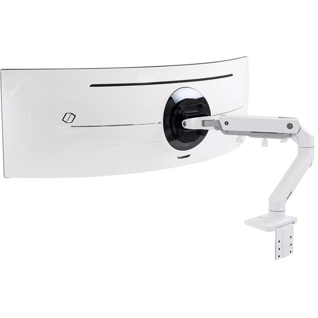 Ergotron HX Soporte de Monitor de Escritorio Blanco para Pantallas hasta 49" y 42 lb con Pivot HD