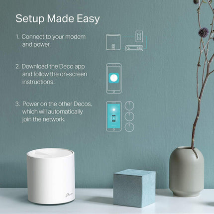 TP-Link Deco X20 AX1800 Sistema Wi-Fi Mesh Dual Band 1775 Mb/s 4000 m²