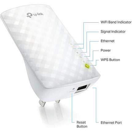TP-Link AC750 Extensor Wi-Fi Dual Banda 750 Mb/s Wi-Fi 5 3 Antenas