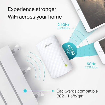 TP-Link AC750 Extensor Wi-Fi Dual Banda 750 Mb/s Wi-Fi 5 3 Antenas