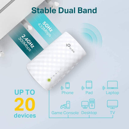 TP-Link AC750 Extensor Wi-Fi Dual Banda 750 Mb/s Wi-Fi 5 3 Antenas