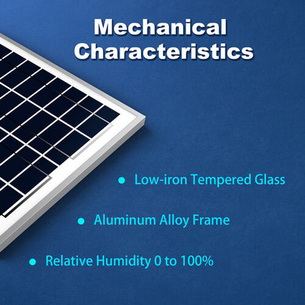 ACOPower Panel Solar Policristalino 15W 12V Eficiencia 19.1% IP65