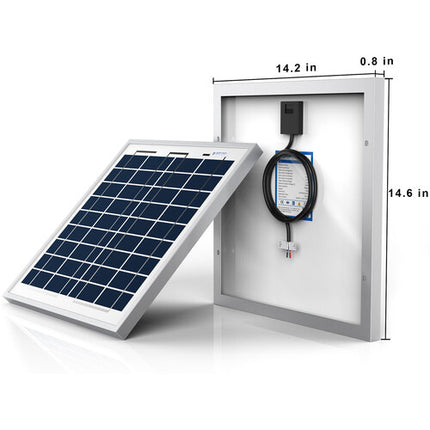 ACOPower Panel Solar Policristalino 15W 12V Eficiencia 19.1% IP65