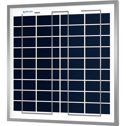ACOPower Panel Solar Policristalino 15W 12V Eficiencia 19.1% IP65