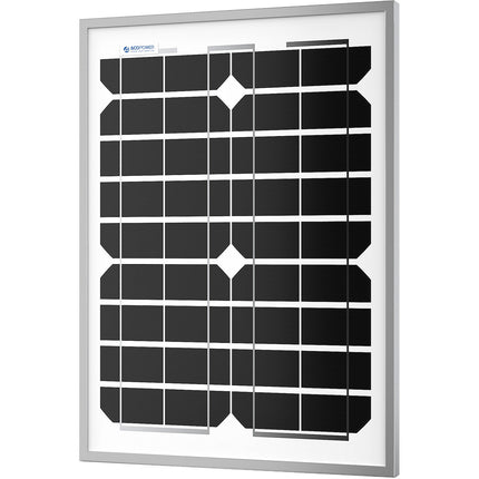 ACOPower 20W Panel Solar Monocristalino 12V 19.1% Eficiencia Vidrio Antirreflejo