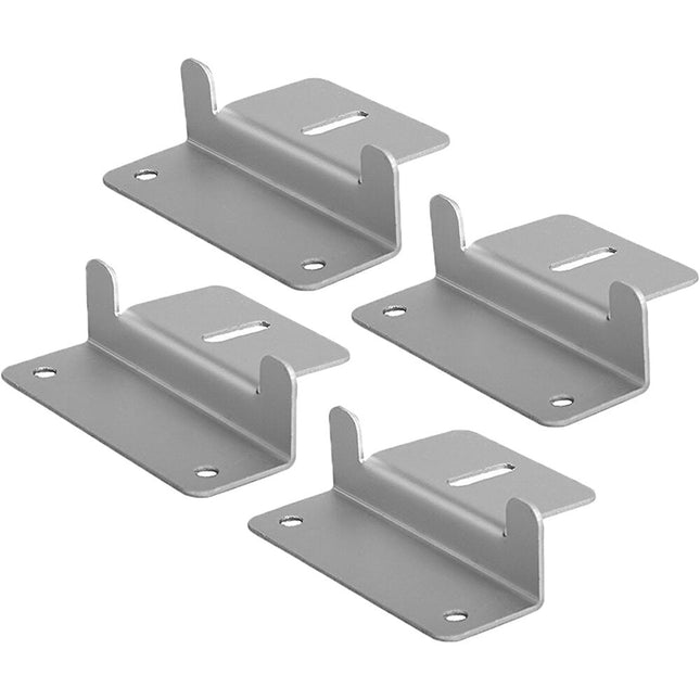 ACOPower Soportes en Z para Panel Solar 4 Piezas Aluminio Preperforado