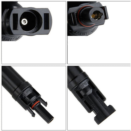 ACOPower Conector Diode En Línea MC4 15A 4 Paquetes Cobre Estaño