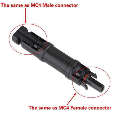 ACOPower Conector Diode En Línea MC4 15A 4 Paquetes Cobre Estaño