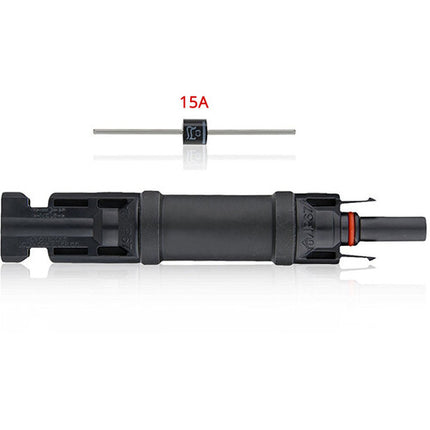 ACOPower Conector Diode En Línea MC4 15A 4 Paquetes Cobre Estaño