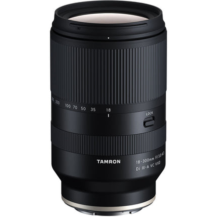 Tamron 18-300mm f3.5-6.3 Di III-A VC VXD Objetivo para Sony E estabilizador y motor lineal AF