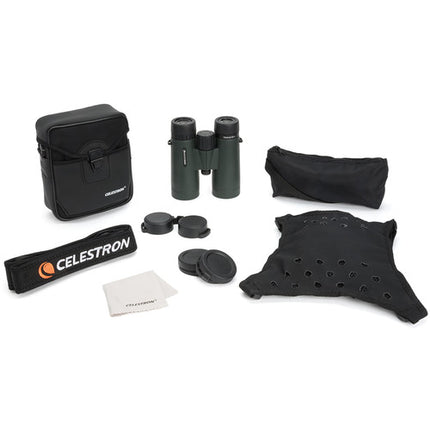 Celestron 10x42 TrailSeeker Binoculares 10x 42mm con Estabilizador y Funda