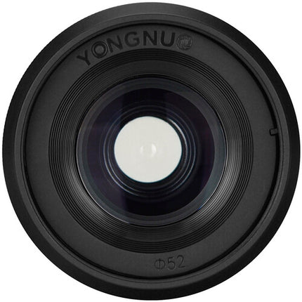 Yongnuo YN 25mm f1.7 objetivo fijo para Micro Cuatro Tercios 52mm filtro 7 láminas diafragma