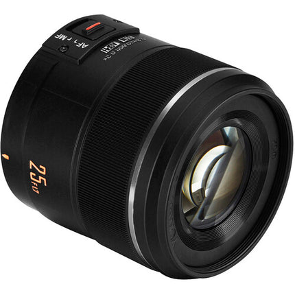Yongnuo YN 25mm f1.7 objetivo fijo para Micro Cuatro Tercios 52mm filtro 7 láminas diafragma