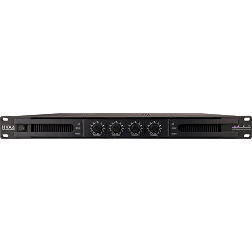 ART HVA4 Amplificador de Instalación de 4 Canales 270W por Canal con Control de Ganancia y Protección Térmica