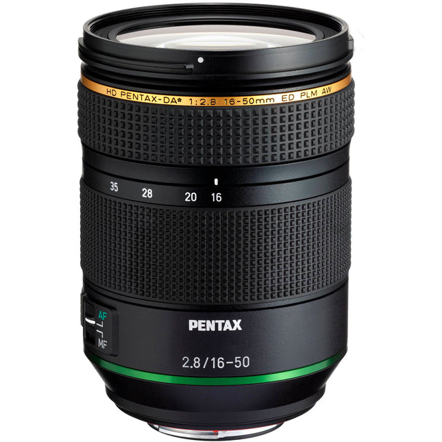 Pentax HD-DA 16-50mm f/2.8ED PLM AW Objetivo APS-C resistente al clima 11.8" distancia mínima