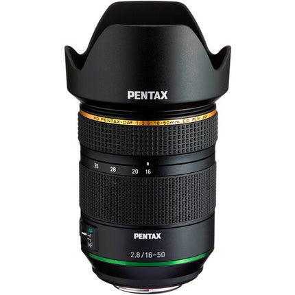 Pentax HD-DA 16-50mm f/2.8ED PLM AW Objetivo APS-C resistente al clima 11.8" distancia mínima