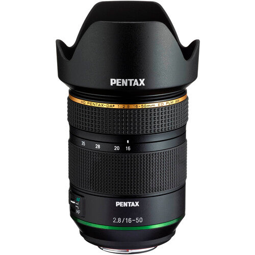 Pentax HD-DA 16-50mm f/2.8ED PLM AW Objetivo APS-C resistente al clima 11.8" distancia mínima