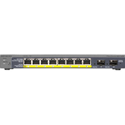 Netgear ProSAFE GS110TP Switch gestionado 8 puertos Gigabit PoE 2 puertos SFP