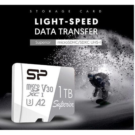 Silicon Power 1TB Tarjeta microSDXC UHS-I 100MB/s con Adaptador SD