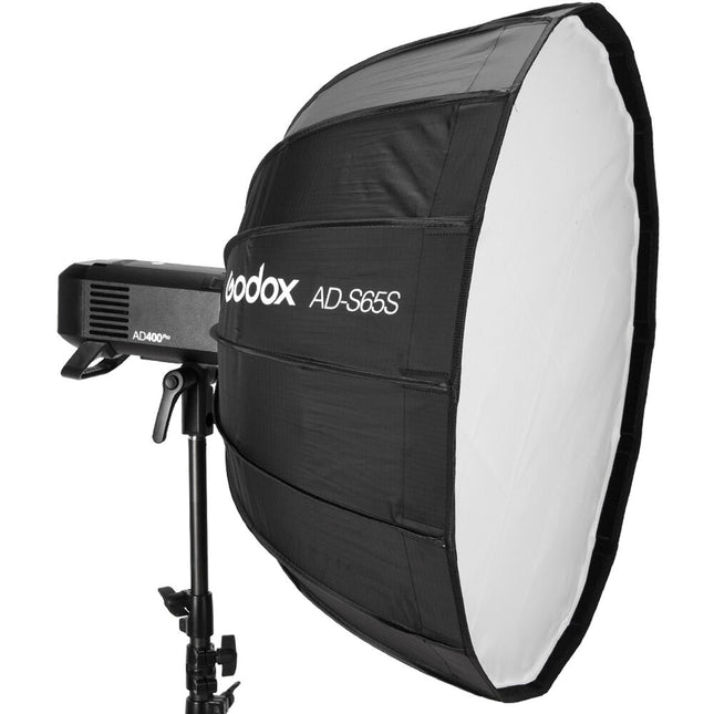 Godox Parabólica Softbox 25.6" con Panal y Reflector Interior Blanco