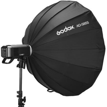 Godox Parabolic Softbox AD-S85S para AD400Pro Reflector Doble 33.5 Pulgadas con Grid