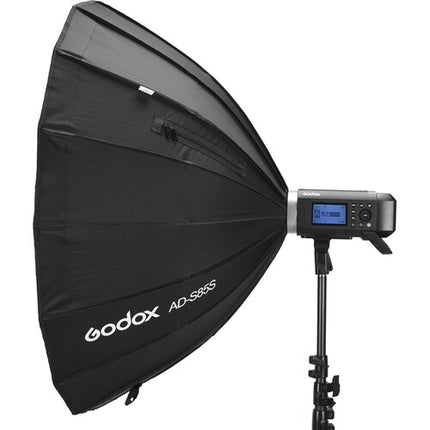 Godox Parabolic Softbox AD-S85W 33.5 pulgadas con Difusor y Rejilla