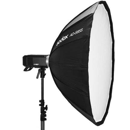 Godox Parabolic Softbox AD-S85S para AD400Pro Reflector Doble 33.5 Pulgadas con Grid