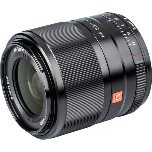 Viltrox AF 33mm f1.4 XF lente para cámara Fujifilm X con motor STM y diafragma de 9 hojas