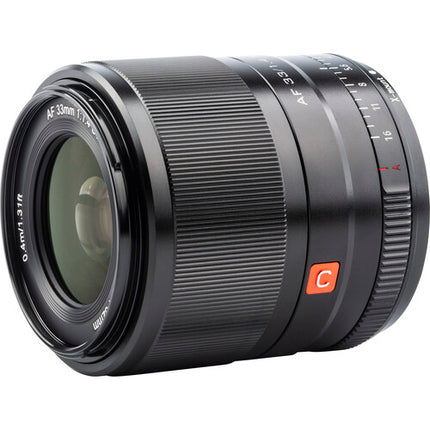 Viltrox AF 33mm f1.4 XF lente para cámara Fujifilm X con motor STM y diafragma de 9 hojas