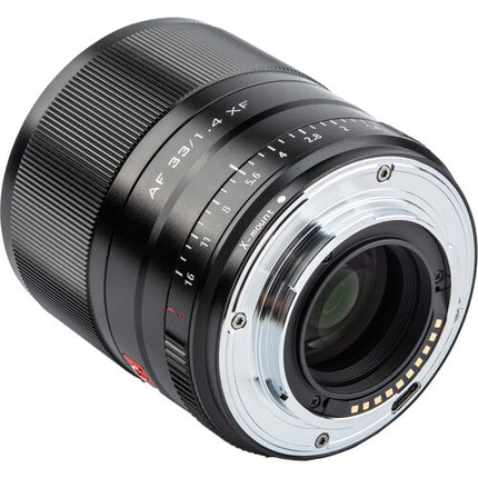 Viltrox AF 33mm f1.4 XF lente para cámara Fujifilm X con motor STM y diafragma de 9 hojas