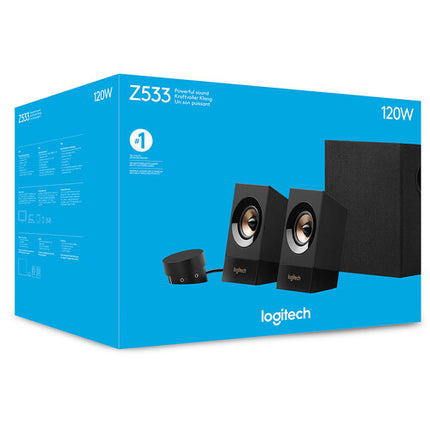 Logitech Z533 Sistema de altavoces 2.1 con subwoofer 60W RMS 3.5mm auxiliar