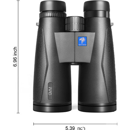 GVM 12x50 Prismáticos de Techo HD con Óptica Multicapa 62° Vista y Estuche