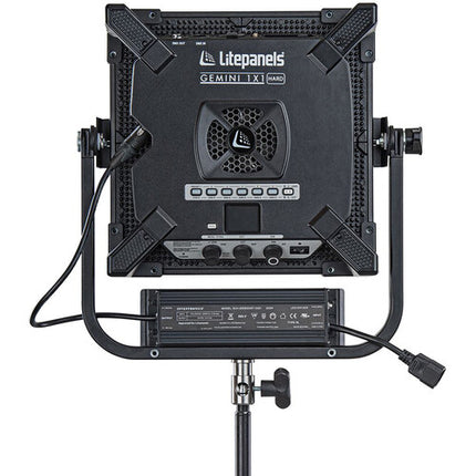 Litepanels Gemini 1x1 Hard Panel LED RGB 12.6x12.6 3023 Lux Yoke
