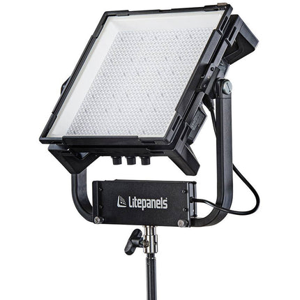 Litepanels Gemini 1x1 Hard Panel LED RGB 12.6x12.6 3023 Lux Yoke
