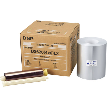 DNP 4 x 6" Metallic Luxury Media Set para Impresora DS620A 400 impresiones
