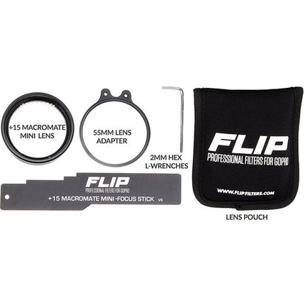 Flip Filters FLIP9 +15 Lente Macro Subacuático para GoPro con enfoque a 3 pulgadas