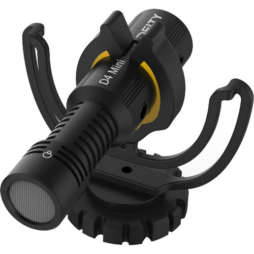 Deity Microphones V-Mic D4 Mini Micrófono Shotgun Ultracompacto con Paraviento y Shockmount