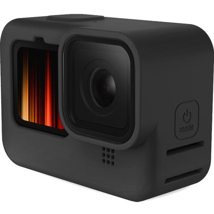 TELESIN Funda Silicona Protectora para Cámaras GoPro HERO con Lanyard y Cubierta de Lente Negra