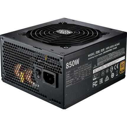 Cooler Master MWE Gold V2 850W Fuente de Poder Modular 80 PLUS Gold 120mm Ventilador 90% Eficiencia