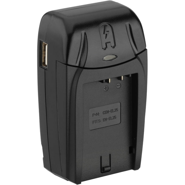 Watson Compact Cargador AC/DC para Batería EN-EL25 con Puerto USB y Adaptador Euro