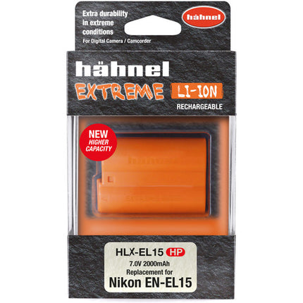 hahnel HLX-EL15HP Batería Recargable 7V 2000mAh Resistente a Golpes