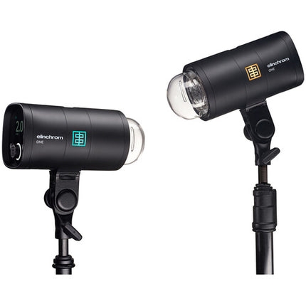 Elinchrom ONE Kit Doble Flash de Mano 131Ws Batería Interna 725 Destellos
