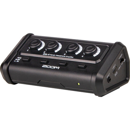 Amplificador de Auriculares Zoom ZHA-4 4 Canales Batería 4.5H
