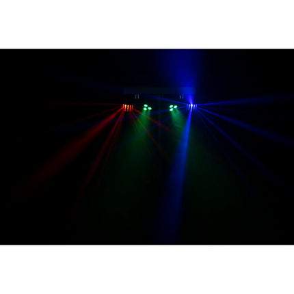 ColorKey PartyBar Go Compact paquete de iluminación portátil con batería 2x3W RGB y 4x3W RGBW con soporte ajustable