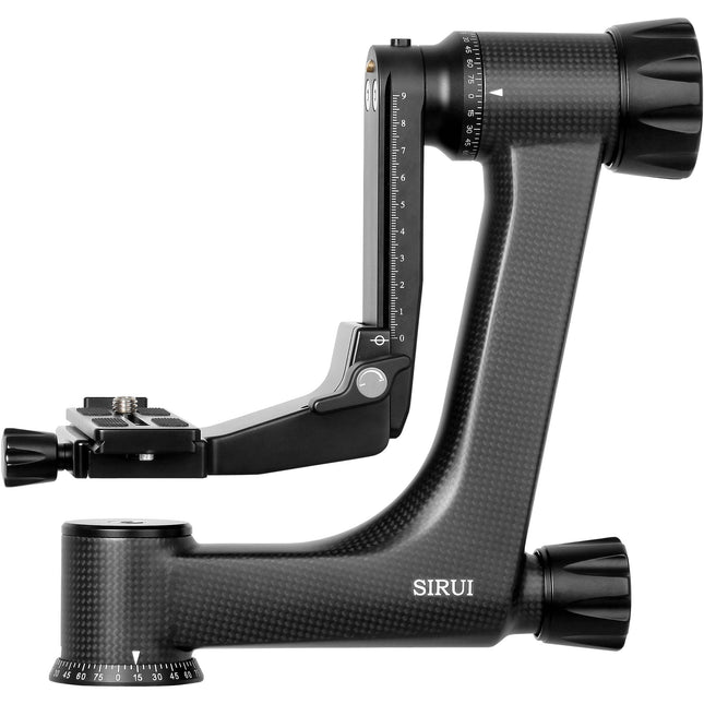 Sirui PH-30 Cabezal Gimbal de Fibra de Carbono Capacidad 25 kg Altura 25 cm Plataforma Ajustable