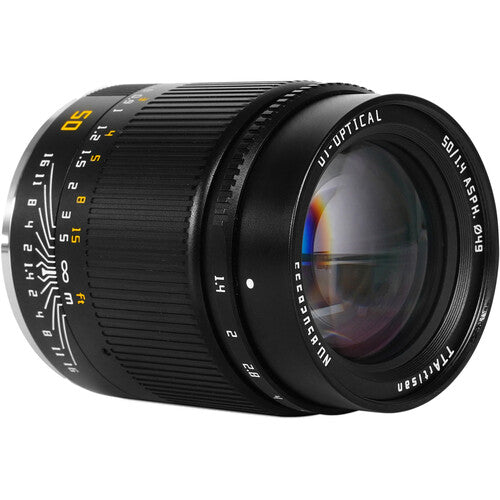 TTArtisan 50mm f1.4 lente manual para Sony E formato Full Frame f1.4-16