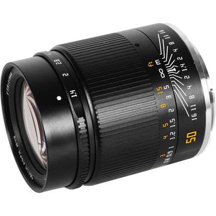 TTArtisan 50mm f1.4 lente manual para Sony E formato Full Frame f1.4-16