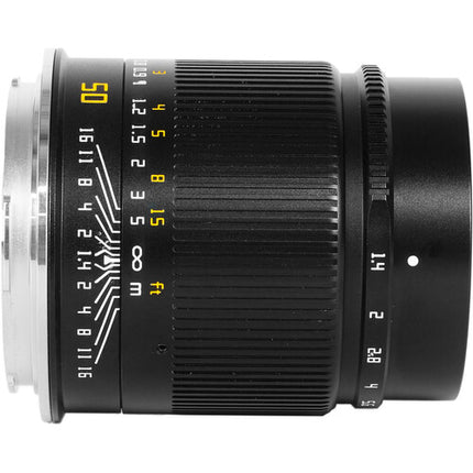TTArtisan 50mm f1.4 Lente Manual para Leica L Montura L 49mm