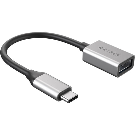 HYPER HyperDrive Adaptador USB 3.2 Gen 2 Tipo C a Tipo A Aluminio portátil