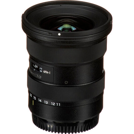 Tokina atx-i 11-16mm f/2.8 CF objetivo Nikon F montura F con apertura f/2.8 y parasol 77mm